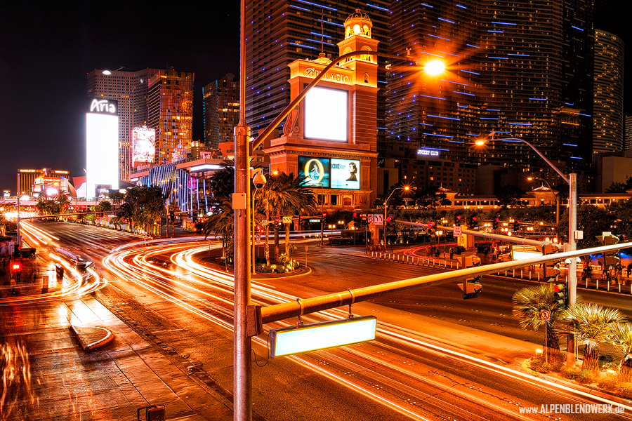 Las Vegas Strip Langzeitbelichtung