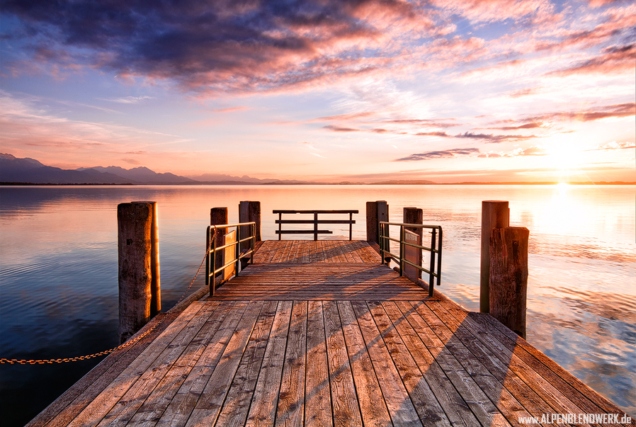 Chiemsee Sonnenuntergang