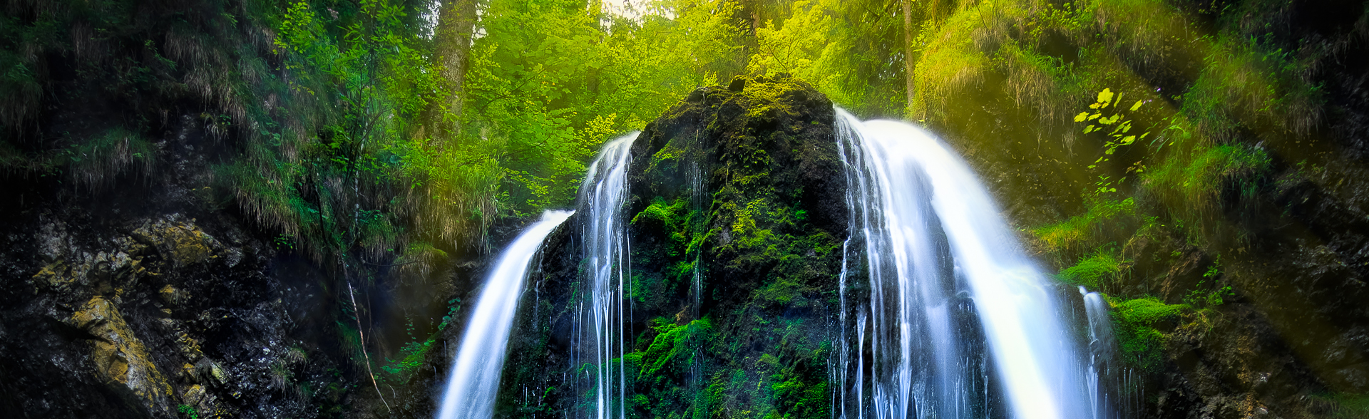 Behind the shot „Josefsthaler Wasserfall“