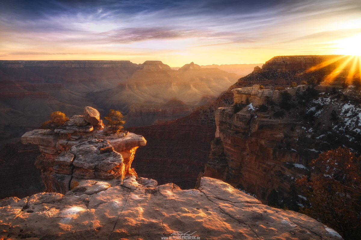 Grand Canyon bei Sonnenaufgang