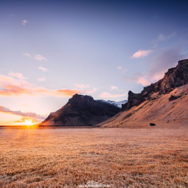 Island Sonnenuntergang