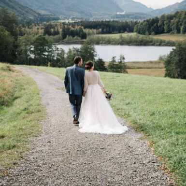 Brautpaar Aschau im Chiemgau Hochzeit